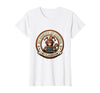 Mademark My Monkeys My Madness My Classroom Circus Design T-Shirt - Women - size chart