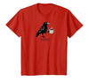 Hello Darkness My Old Friend Crow Coffee Halloween Hello Darkness My Old Friend Crow Coffee Spooky Halloween T-Shirt - size