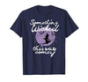 Witchy Halloween Witch Tees Halloween Something Wicked This Way Comes Shakespeare Shirt T-Shirt - size chart