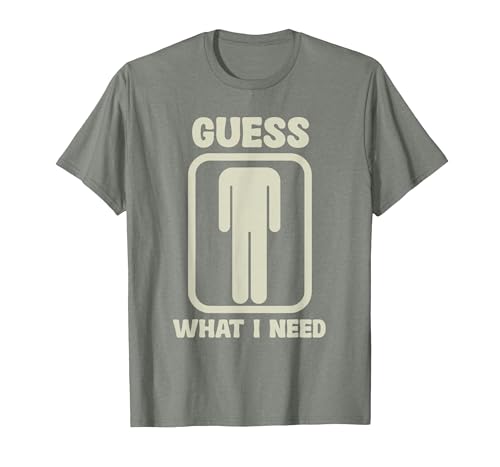 Humor Head Halloween Party Fun Guess What I Need Head Graphic T-Shirt - size chart
