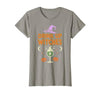 Funny Halloween Tees for Men Women Kids. Drink Up Witches Purple Hat Funny Halloween Men Women T-Shirt - size chart