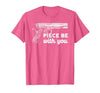 Gun Lover Cool Man Tee Piece Be with You 2nd Amendment Gun Lover Cool Man T-Shirt - size chart