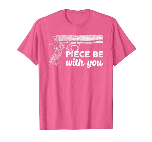 Gun Lover Cool Man Tee Piece Be with You 2nd Amendment Gun Lover Cool Man T-Shirt - size chart