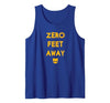 IfYouKnowYouKnow Zero 0 Feet Away Funny Gay Cruising Tank Top - size chart