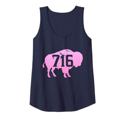Cow Buffalo New York Area Code 716 Womens Buffalo Ny Pride Tank Top