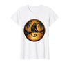 Mademark Monkey Silhouette Tropical Sunset Graphic T-Shirt - Women - size chart