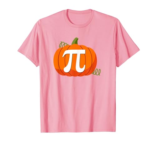 @iteachalgebra Pumpkin Pi Halloween Math Teacher T-Shirt - size chart