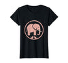 Mademark Be Kind Elephant and Mouse Gentle Touch Design T-Shirt - Women - size chart