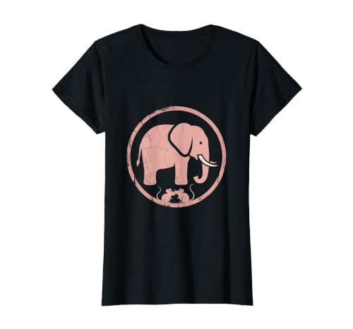 Mademark Be Kind Elephant and Mouse Gentle Touch Design T-Shirt - Women - size chart
