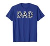 Cow Pattern Print Family Matching Birthday Apparel Cow Dad Birthday Family Matching Girl Boy Farm Birthday T-Shirt - size