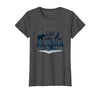 Mademark Wild Alaska Adventure: Bear, Fish, Eagle Mountain Scene T-Shirt - size chart