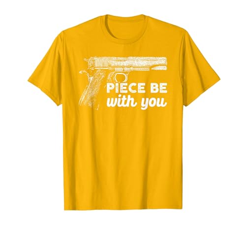 Gun Lover Cool Man Tee Piece Be with You 2nd Amendment Gun Lover Cool Man T-Shirt - size chart