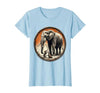 Mademark Mouse Hands Elephant a Tiny Broom Funny Animal Art T-Shirt - Women - size chart