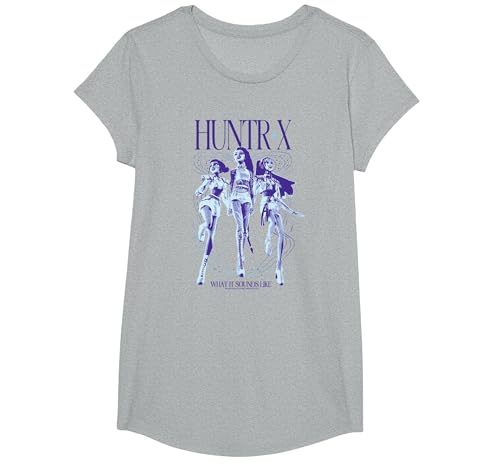 Kpop Demon Hunters Halloween Huntrix What It Sounds Like T-Shirt - size chart