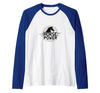 Mademark Horse Power - Equestrian Strength Graphic Art Raglan Baseball Tee - size chart