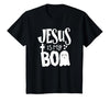 Jesus is My Boo - Funny Christian Halloween Quote Humor T-Shirt - size chart