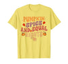 Equal Rights Outfits & Feminist Halloween Costume Pumpkin Spice and Equal Rights Feminist Halloween T-Shirt - size chart