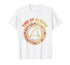 Mademark Fins Up Always Shark Graphic Design T-Shirt - size chart