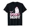 Spooky Family Cute Pink White Ghost Boo Halloween Spooky Daddy Family Cute Pink White Ghost Boo Halloween T-Shirt - size