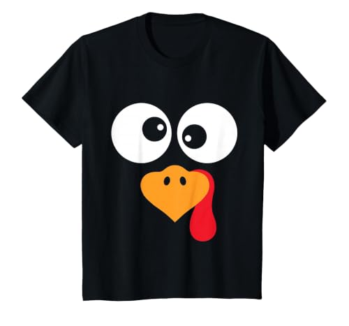Thanksgiving shirts for Women Men Kids Thanksgiving Funny Turkey Face Costume Outfit Mens Boys Kids T-Shirt - size chart
