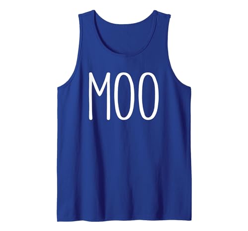 Moo Im A Cow Costume Shirts Moo Shirt Funny Adult Men Women Cow Goes Moo Costume Tank Top - size chart