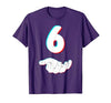 Cool Six Seven Meme Design Couple Matching Him Her Funny 67 Six Seven Meme Couple Matching Halloween Costume T-Shirt - size