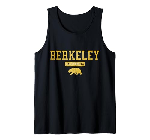 Berkeley California - Apparel & Gifts Berkeley California Bear Pride Vintage Tank Top - size chart