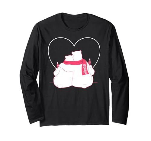 Coca-Cola Company Coca-Cola - Polar Bear Heart Hug Long Sleeve T-Shirt - size chart