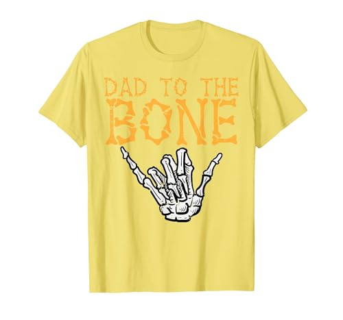Mens Halloween Shirts For Dad Daddy Papa Men Halloween Dad to The Bone Skeleton Hand Fun Papa Costume Men T-Shirt - size