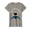 Mademark Built for Deep Water Shark Graphic Design T-Shirt - size chart