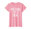 Funny Halloween Group Matching Costumes Idea Pretend I'm A Nun Costume Family Funny Halloween Party T-Shirt - size chart