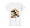 Frog Lover Halloween Party Wear Frog Witch Hat Pumpkin Halloween Costume Men Women Kids T-Shirt - size chart