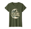 Mademark Resting Witch Face Halloween Design T-Shirt - size chart