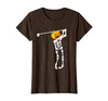 Funny Skeleton Golf Halloween Costume Golf Skeleton Pumpkin Halloween Shirt T-Shirt - size chart