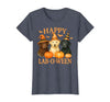 Art-Wear Happy Lab-O-Ween Labrador Halloween Dog Lover Design T-Shirt - size chart