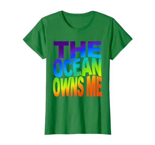 Mademark The Ocean Owns Me Shark Design T-Shirt - size chart