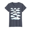 White Clouds Graphs White Clouds T-Shirt - size chart