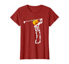 Funny Skeleton Golf Halloween Costume Golf Skeleton Pumpkin Halloween Shirt T-Shirt - size chart