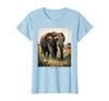 Mademark Wild Heart, Gentle Giant Elephant Nature Design T-Shirt - Women - size chart