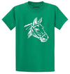 Comical Shirt Horse Graphic Top for Equestrian and Animal Lovers Cotton Tee Adult Youth Tall Men Women - size chart