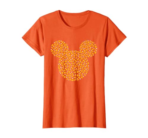 Disney Mickey Mouse Candy Corn Halloween T-Shirt - size chart