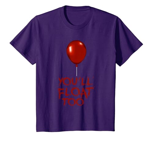 Halloween Funny Trick or Treat Shirt for Kids TeeZ Kids You'll Float Too Costume Halloween Shirts Boys Girls T-Shirt - size