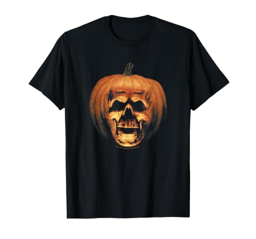 Halloween 2 Pumpkin Carving Big Face T-Shirt - size chart