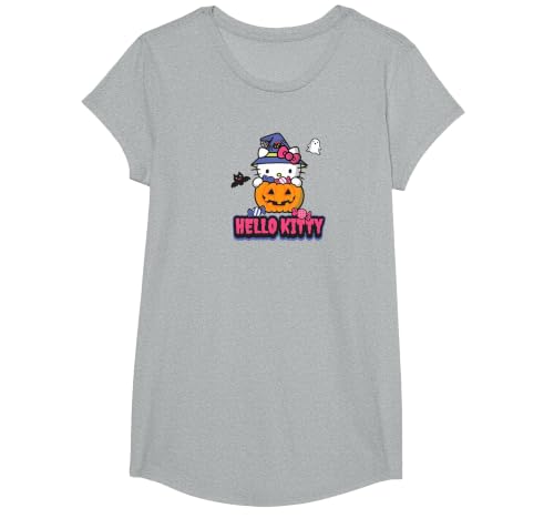 SANRIO Hello Kitty Halloween Spooky Pumpkin T-Shirt - size chart