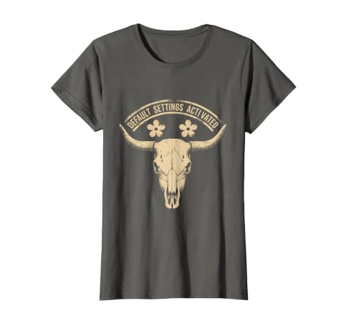 Mademark White Boy of the Year Default Settings Activated T-Shirt - Women - size chart