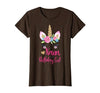 Unicorn Birthday Girl Family Shirts Unicorn Nana of The Birthday Girl Shirt Matching Party Tee T-Shirt - size chart
