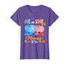 He Or She Pumpkin Gender Reveal Party Supplies Tee Halloween Pumpkin Gender Reveal He or She Mommy to Be T-Shirt - size chart