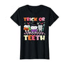 Halloween Shirts For Women Men Kids Boys Girls Halloween Dentist Trick Or Teeth Dental Costume Men Women T-Shirt - size chart