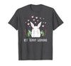 Cute Bunny Grandma Rabbit Grandmother T-Shirt — design detail