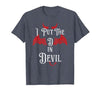 I Put the D in Devil Tees I Put the D in Devil Funny Halloween Matching Couple T-Shirt - size chart
